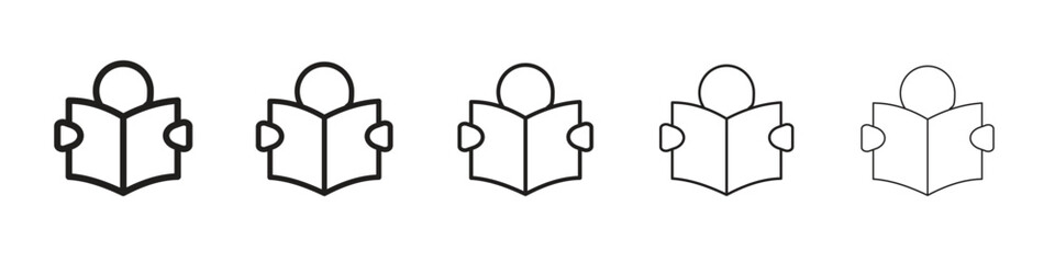 Reading icon vector design element vector eps 10