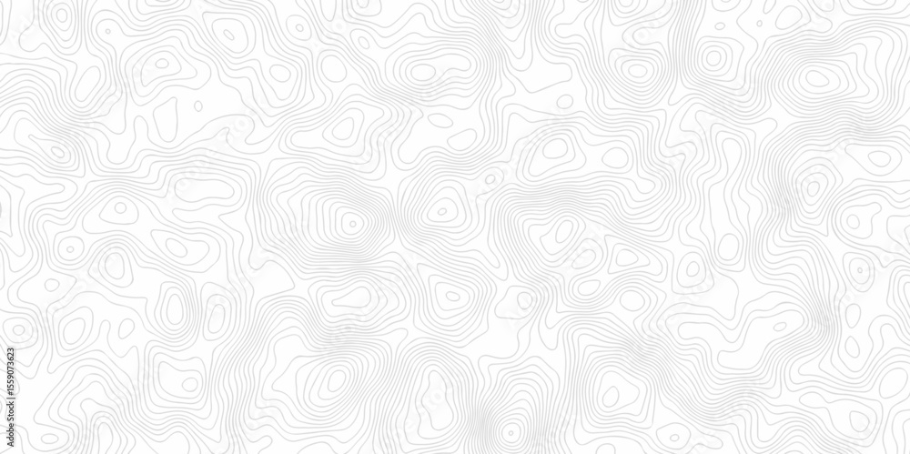 Poster abstract vector lines topographic contour lines grid map seamless pattern. geographic mountain relie