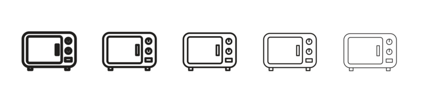 Microwave icon vector, Symbol, logo illustrations