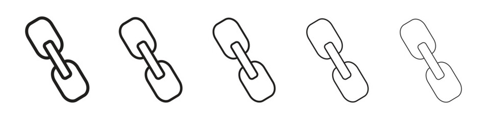 Link icon vector, Symbol, logo illustrations