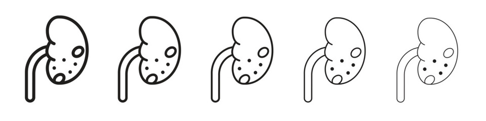 Kidney disease icon vector design element vector eps 10