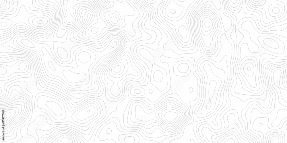 Poster abstract vector lines topographic contour lines grid map seamless pattern. geographic mountain relie