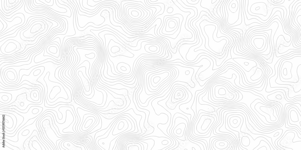 Poster abstract vector geometric lines topographic contour lines grid map seamless pattern. geographic moun