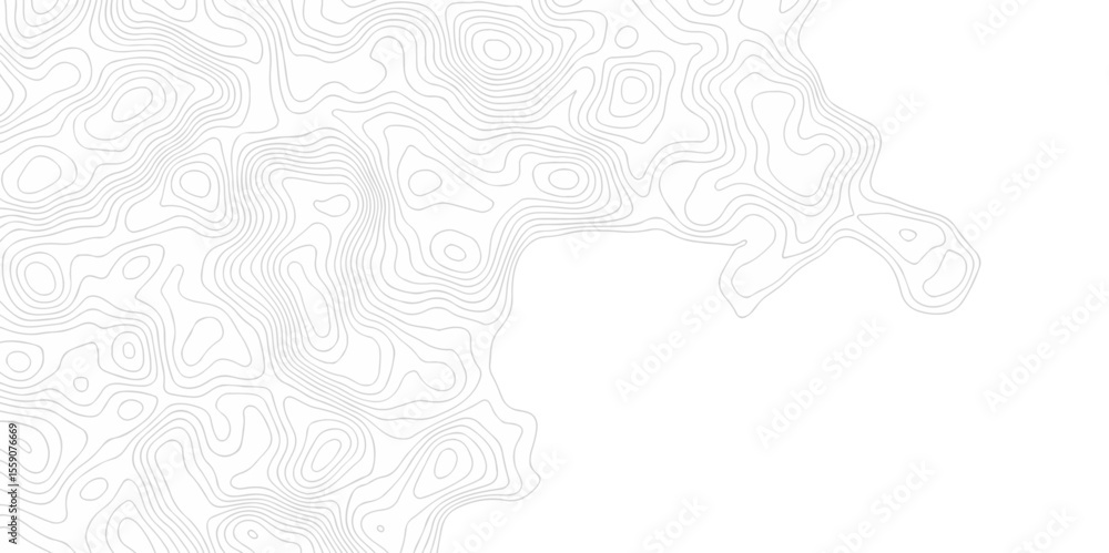 Poster abstract vector lines topographic contour lines grid map seamless pattern. geographic mountain relie