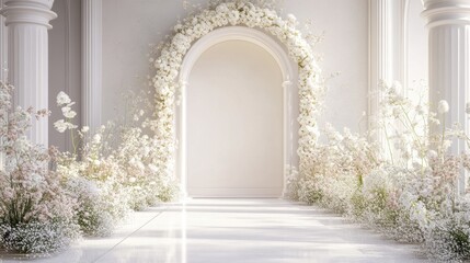 a wedding doorgift with white background