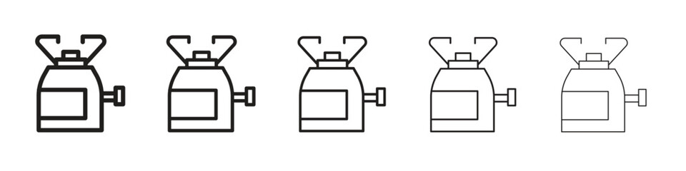 Camping gas icon vector design element vector eps 10