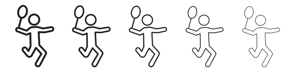 Badminton icon vector, Symbol, logo illustrations