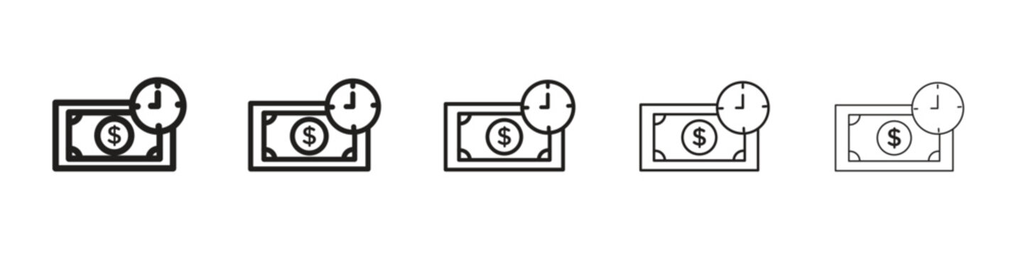 Annuity icon vector design element vector eps 10