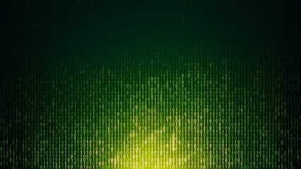 Green digital binary data code