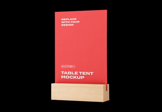 Table Tent Cafe Restaurant Coffee Menu Bar Gastro Mockup Template Packaging Branding Brand Identity