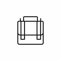 briefcase office icon sign vector