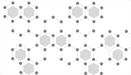 Minimalist Hexagon Background Design