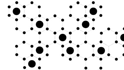 Minimalist Hexagon Background Design