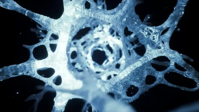 Quantum Synaptic Lattice Zoom