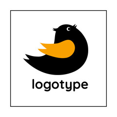 a simple and elegant eagle bird logo suitable for your company