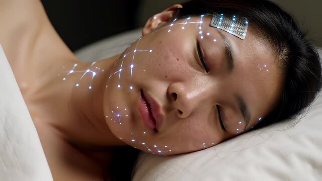 Subdermal Neurochip Feedback During Sleep