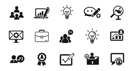 Business icon Set