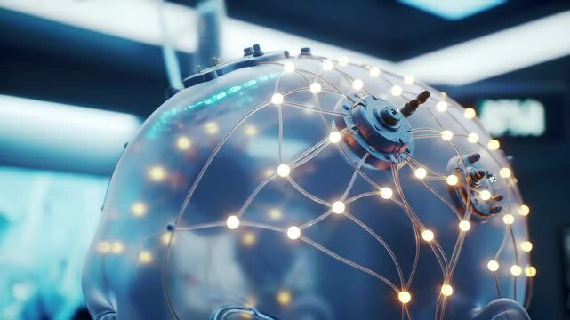 Cortical AI Implant Calibration Under Transparent Scalp