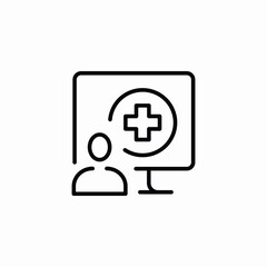 medical platform icon sign vector