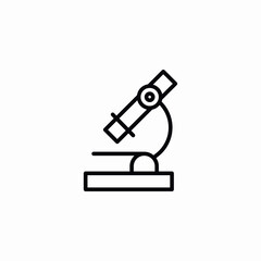microscope research icon sign vector