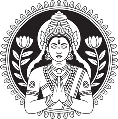 Goddess Durga with Trishul Silhouette Design

Durga Face with Third Eye Vector Art

Traditional Durga Puja Celebration Silhouette

Durga Idol with Lion and Mahishasura Vector

Devotional Durga Puja Sc