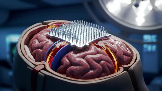 Ceramic Neurochip Fusion in Open Cranial Window