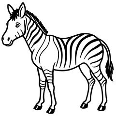 Wild Hybrid Equine Vector Art