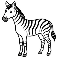 Wild Hybrid Equine Vector Art