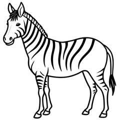 Wild Hybrid Equine Vector Art