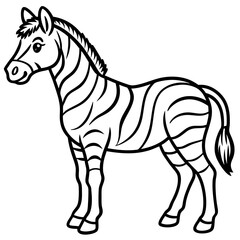 Wild Hybrid Equine Vector Art