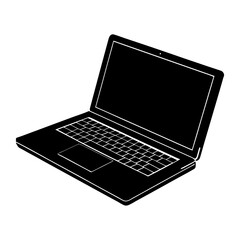 Streamlining workflow on a portable laptop a modern tool for productivity and creativity simple