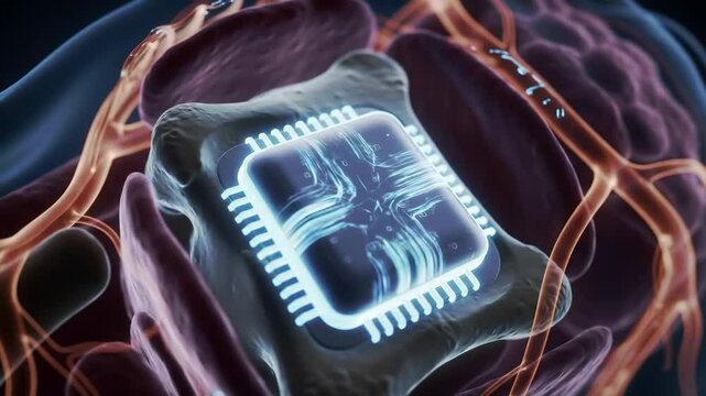 Subdermal Neurochip Data Pulse