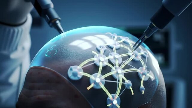 Cranial Neural Mesh Integration in Surgical Suite