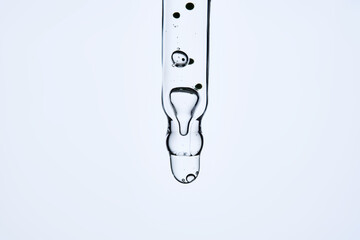Soothing serum with natural green tea extract in a pipette.