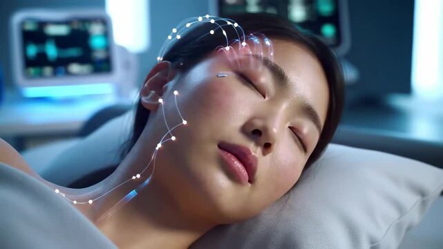 Subdermal Neural Interface Monitoring During Sleep