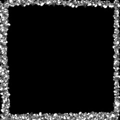 black and white border