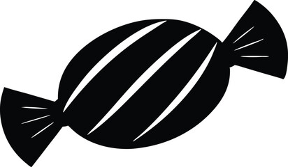 candy silhouette vector illustration