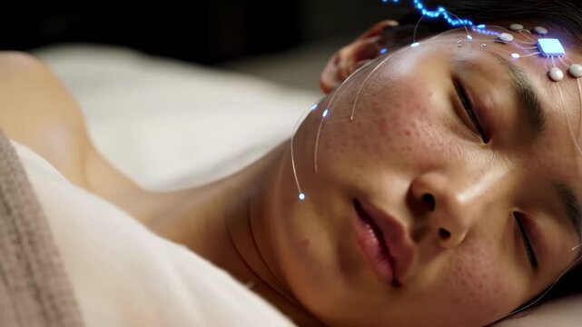 Subdermal Neural Sync During Sleep