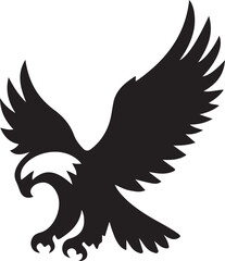 eagle vector illustration silhouettes 