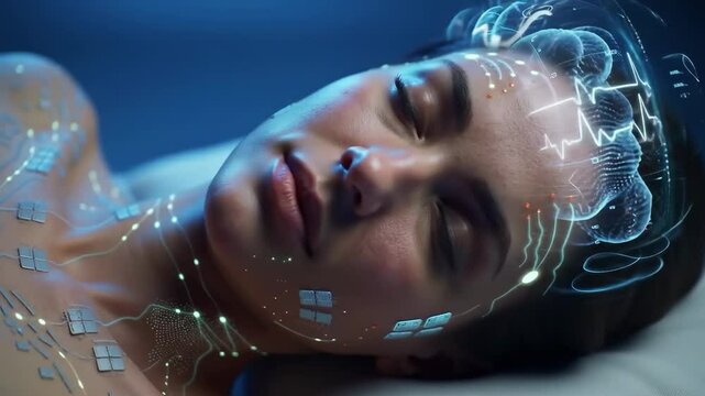 Subdermal Neurochip Sync During Sleep