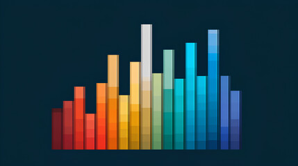 2D colored bar chart