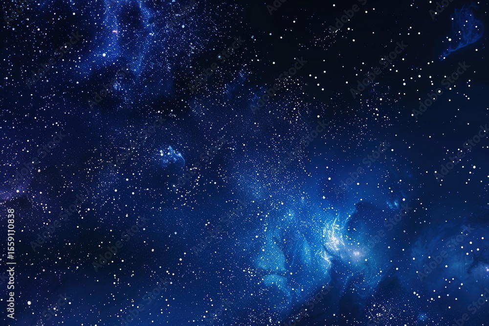 Wall mural minimalistic design the night sky is lit up with new year's eve fireworks., the extreme right third 