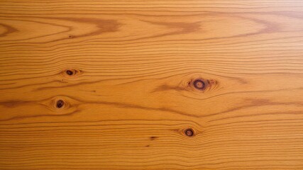 Fototapeta premium Wood Texture: Close-up view of a rich, warm-toned wood texture, displaying natural grain patterns, knots, and a smooth surface. A testament to natural beauty and design.