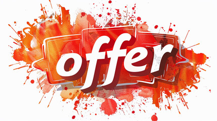 Dynamic Offer Splash - Energetic Sale & Promotion Graphic