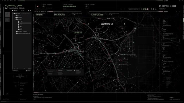 Route Scan In Innovative Satellite Surveillance Ui Reveals Locations Of Cars In Berlin. High Tech Surveillance Interface Scans Vehicle Routes. Surveillance Program Scans Routes To Spy On Citizens. Spy