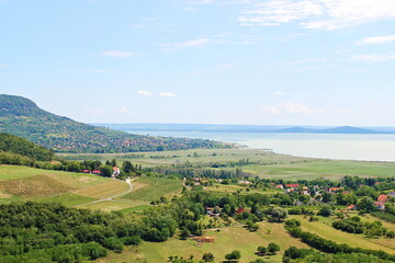 Lake Balaton and Balaton Uplands Aerial View, Hungary