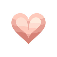 Abstract heart illustration with soft pastel colors, symbolizing love and affection, suitable for romantic themes