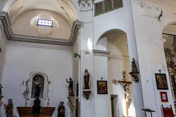 La Cathédrale Saint Jean-Baptiste de Calvi en Corse en France