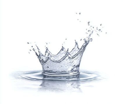 Water Splash Crown Crown Water Splash