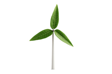 Sustainable growth unique plant design symbolizing eco-friendly energy in minimalist studio environment